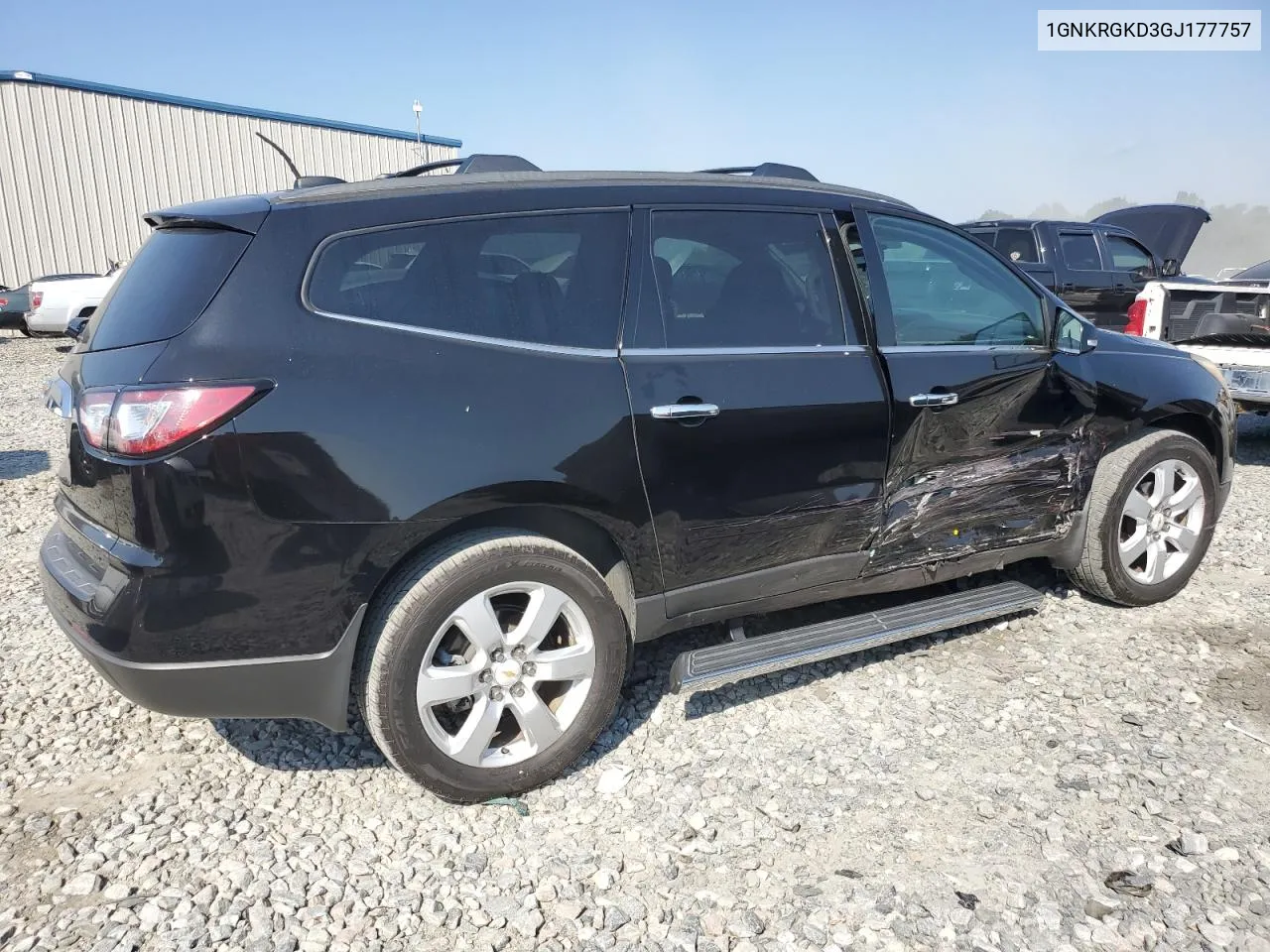 2016 Chevrolet Traverse Lt VIN: 1GNKRGKD3GJ177757 Lot: 75722284