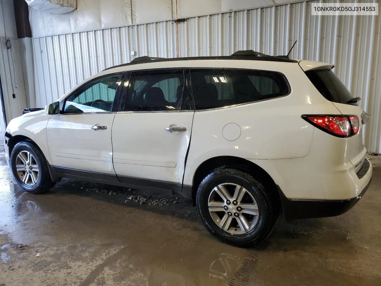 2016 Chevrolet Traverse Lt VIN: 1GNKRGKD5GJ314553 Lot: 75851924