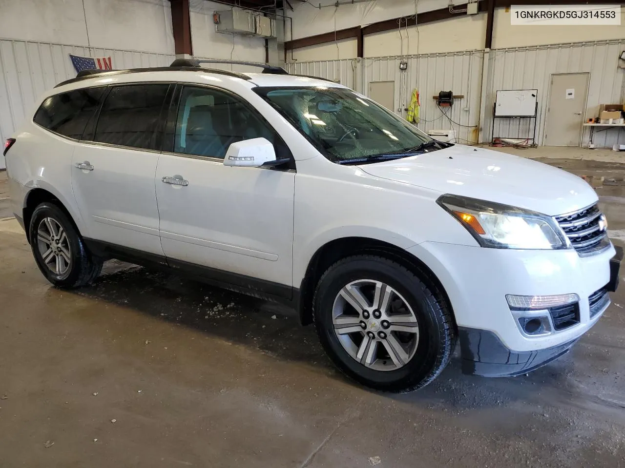 2016 Chevrolet Traverse Lt VIN: 1GNKRGKD5GJ314553 Lot: 75851924