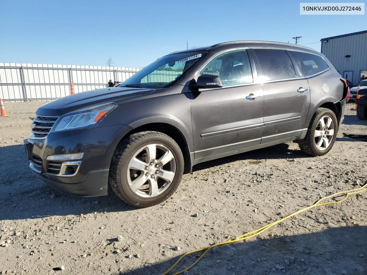 2016 Chevrolet Traverse Ltz VIN: 1GNKVJKD0GJ272446 Lot: 75901134