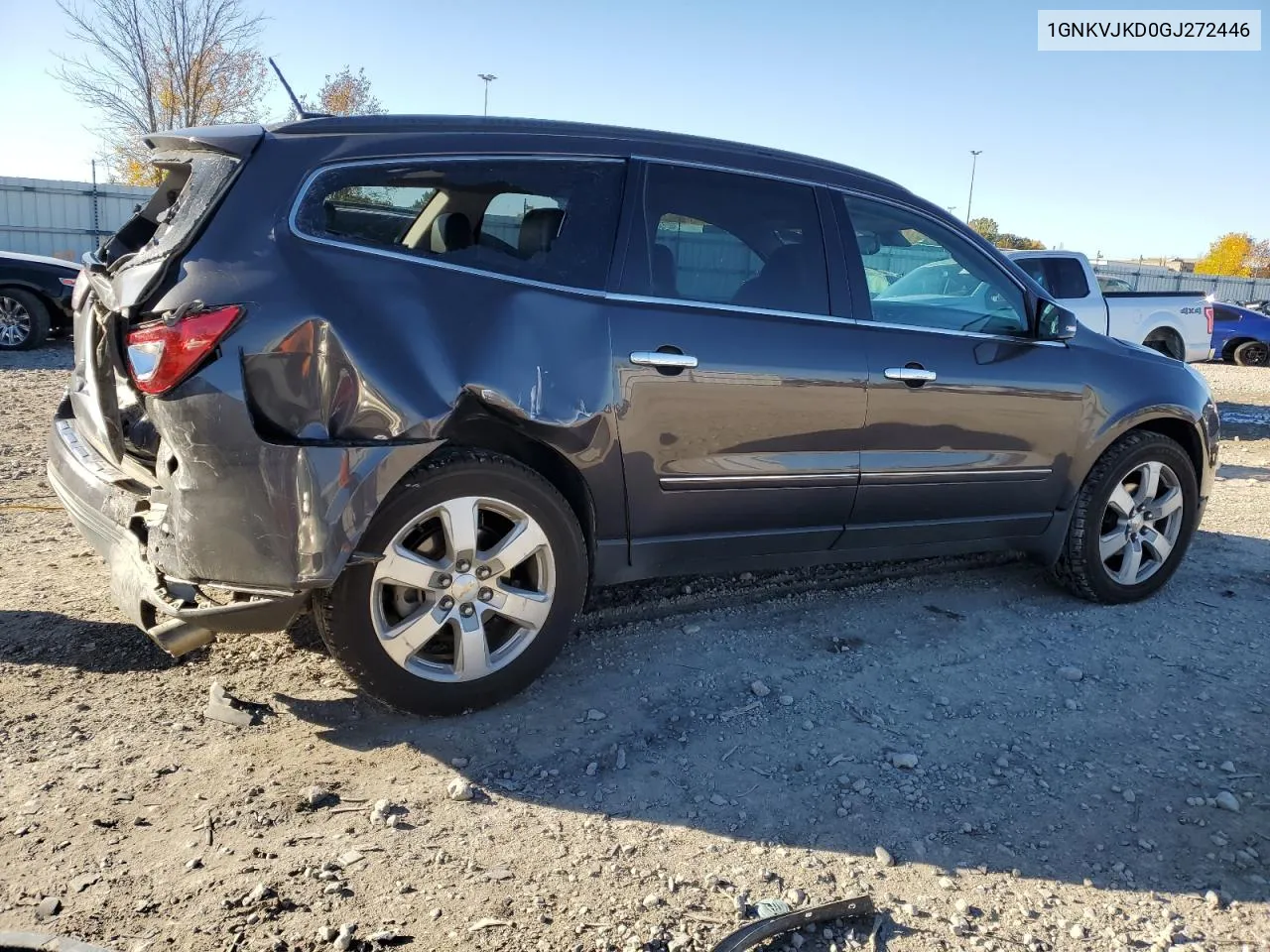 2016 Chevrolet Traverse Ltz VIN: 1GNKVJKD0GJ272446 Lot: 75901134