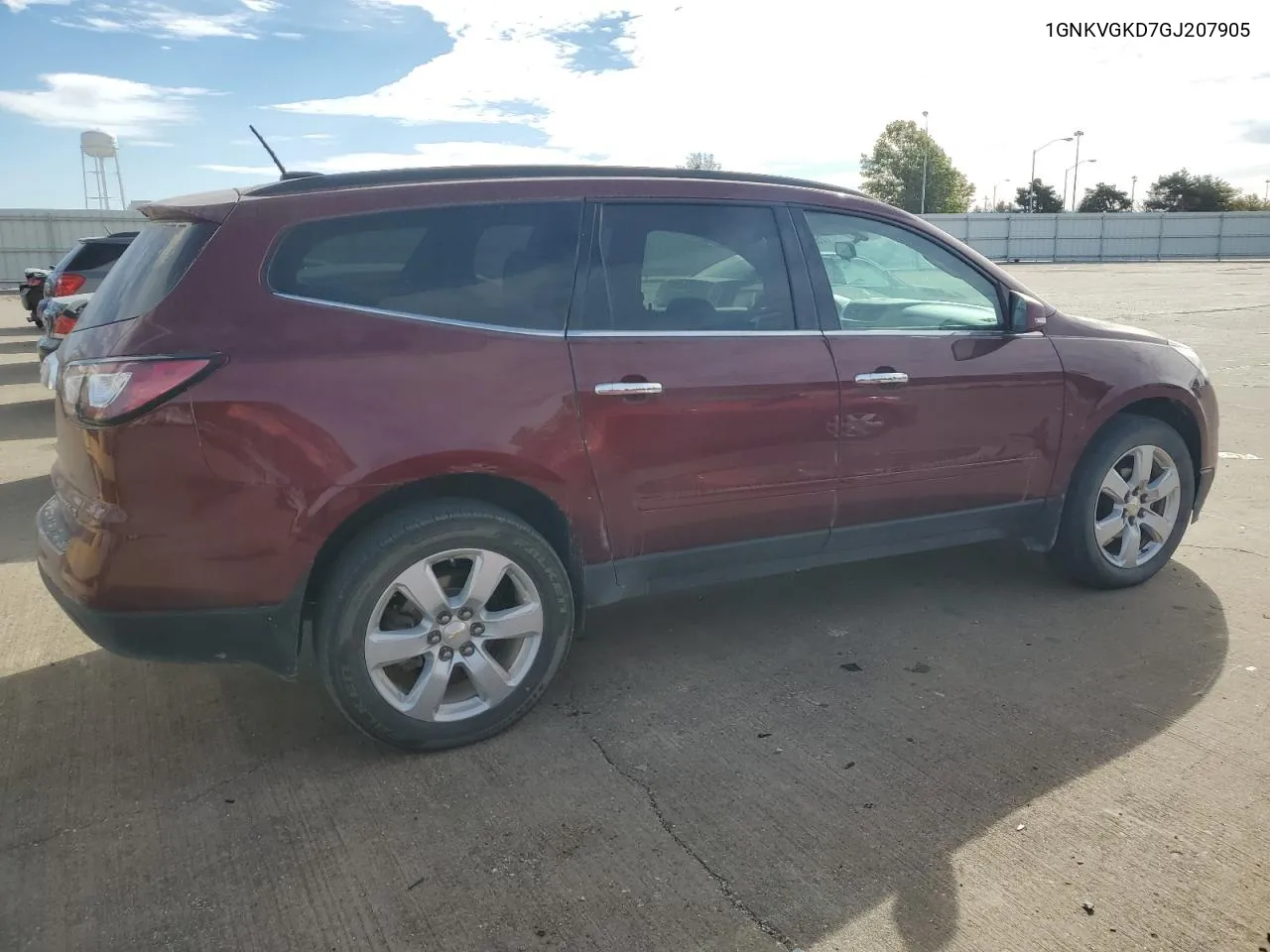 2016 Chevrolet Traverse Lt VIN: 1GNKVGKD7GJ207905 Lot: 75928744