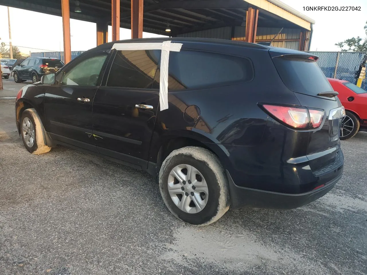 2016 Chevrolet Traverse Ls VIN: 1GNKRFKD2GJ227042 Lot: 76151524