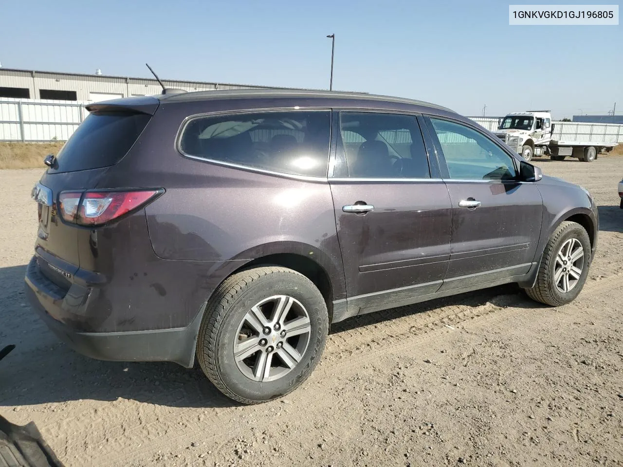 2016 Chevrolet Traverse Lt VIN: 1GNKVGKD1GJ196805 Lot: 76295824