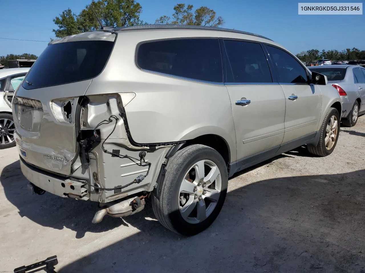 2016 Chevrolet Traverse Lt VIN: 1GNKRGKD5GJ331546 Lot: 76673314