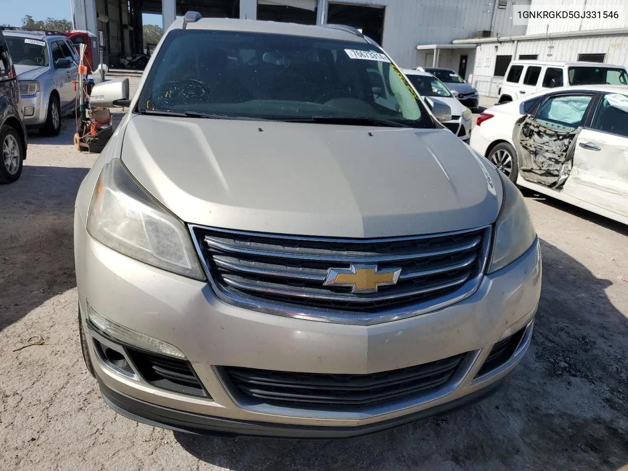 2016 Chevrolet Traverse Lt VIN: 1GNKRGKD5GJ331546 Lot: 76673314