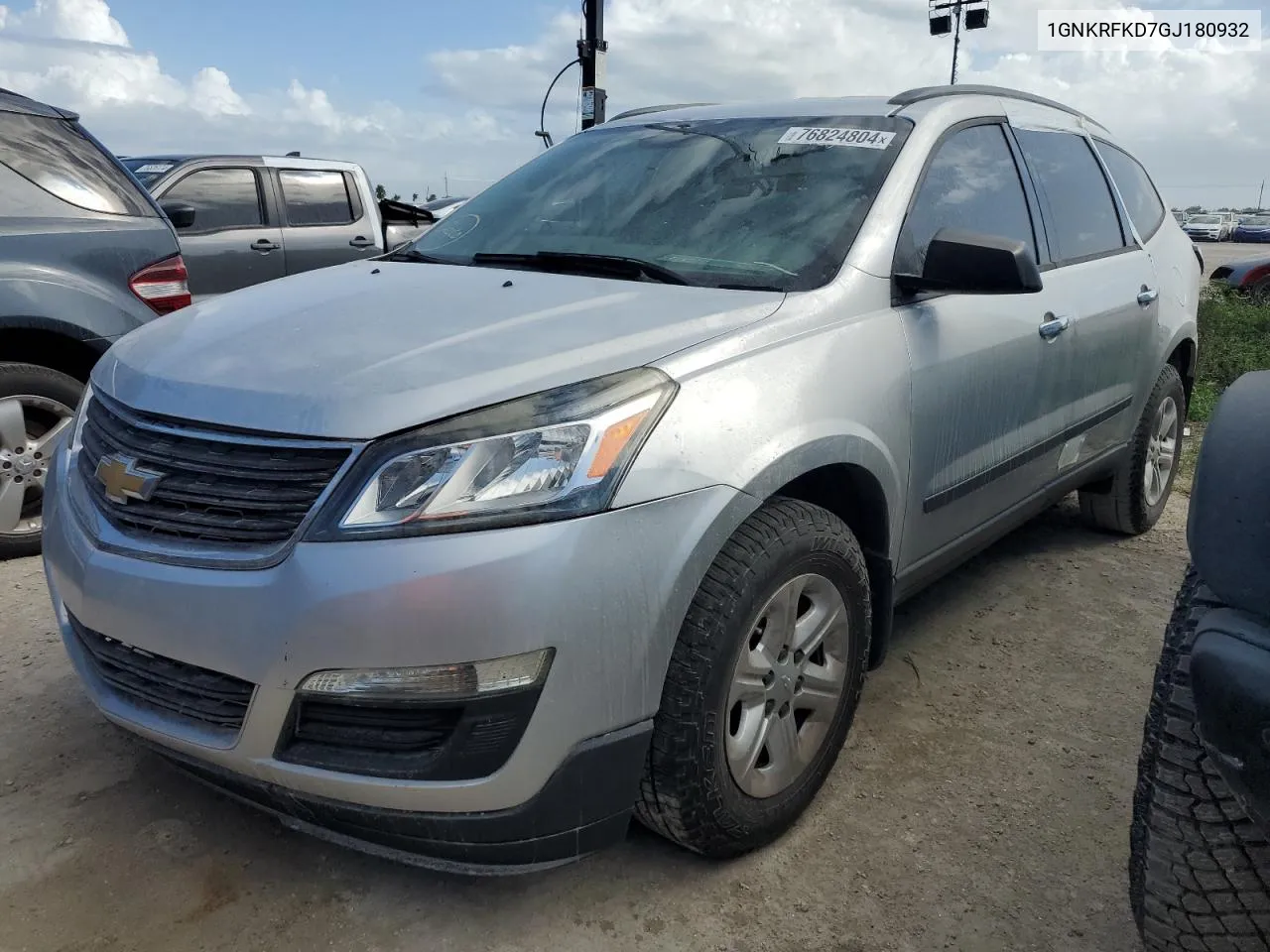 2016 Chevrolet Traverse Ls VIN: 1GNKRFKD7GJ180932 Lot: 76824804