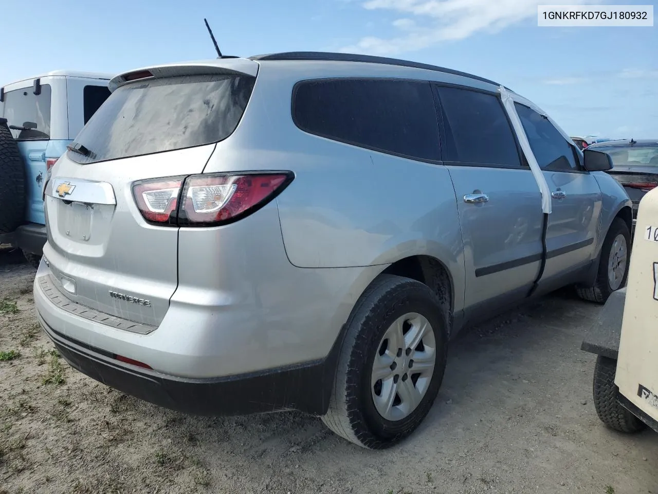 2016 Chevrolet Traverse Ls VIN: 1GNKRFKD7GJ180932 Lot: 76824804