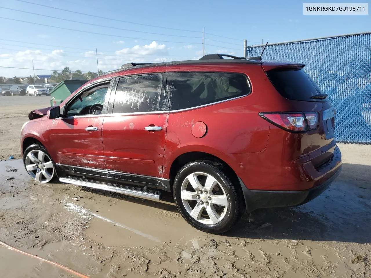 2016 Chevrolet Traverse Lt VIN: 1GNKRGKD7GJ198711 Lot: 77457794