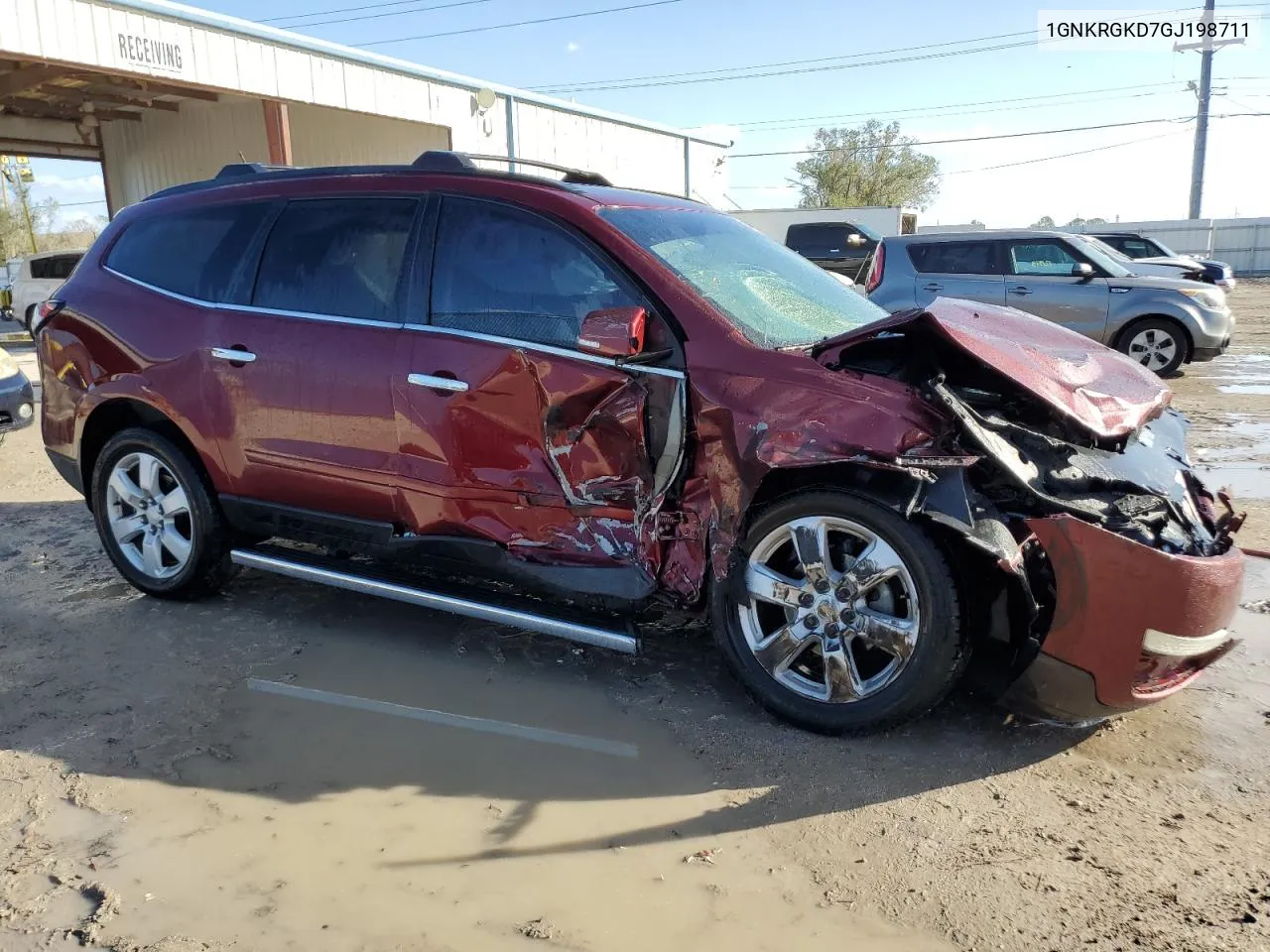 2016 Chevrolet Traverse Lt VIN: 1GNKRGKD7GJ198711 Lot: 77457794