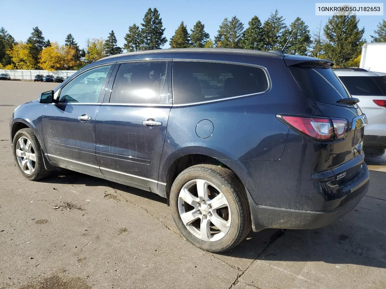 2016 Chevrolet Traverse Lt VIN: 1GNKRGKD5GJ182653 Lot: 77462604