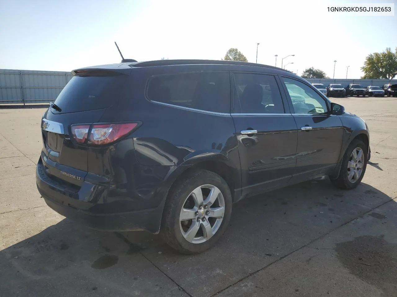 2016 Chevrolet Traverse Lt VIN: 1GNKRGKD5GJ182653 Lot: 77462604