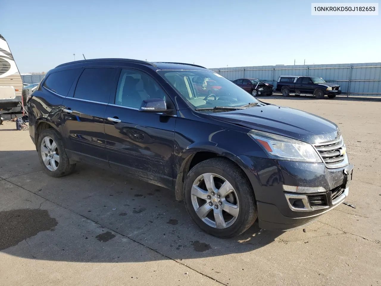 2016 Chevrolet Traverse Lt VIN: 1GNKRGKD5GJ182653 Lot: 77462604