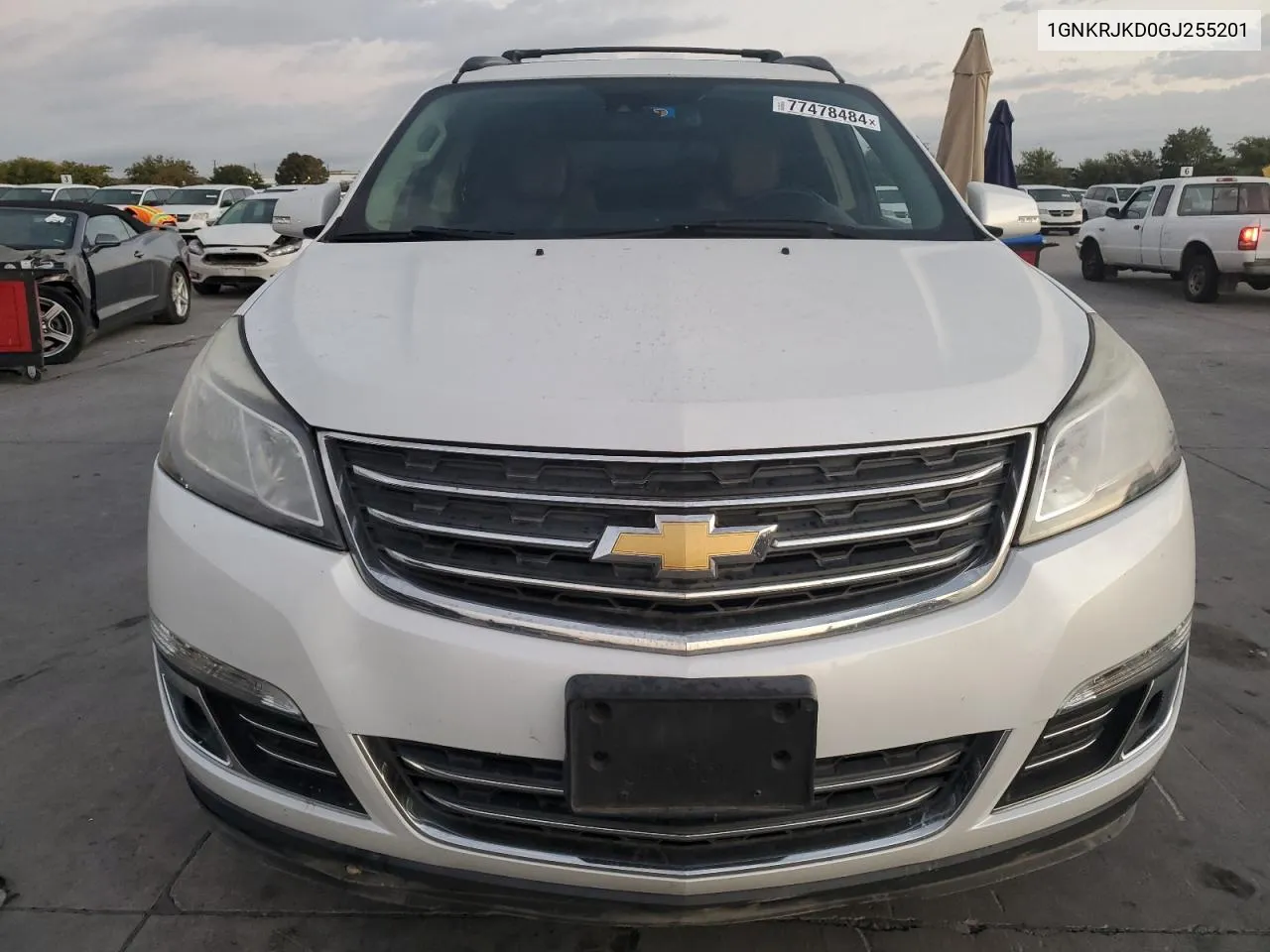 2016 Chevrolet Traverse Ltz VIN: 1GNKRJKD0GJ255201 Lot: 77478484