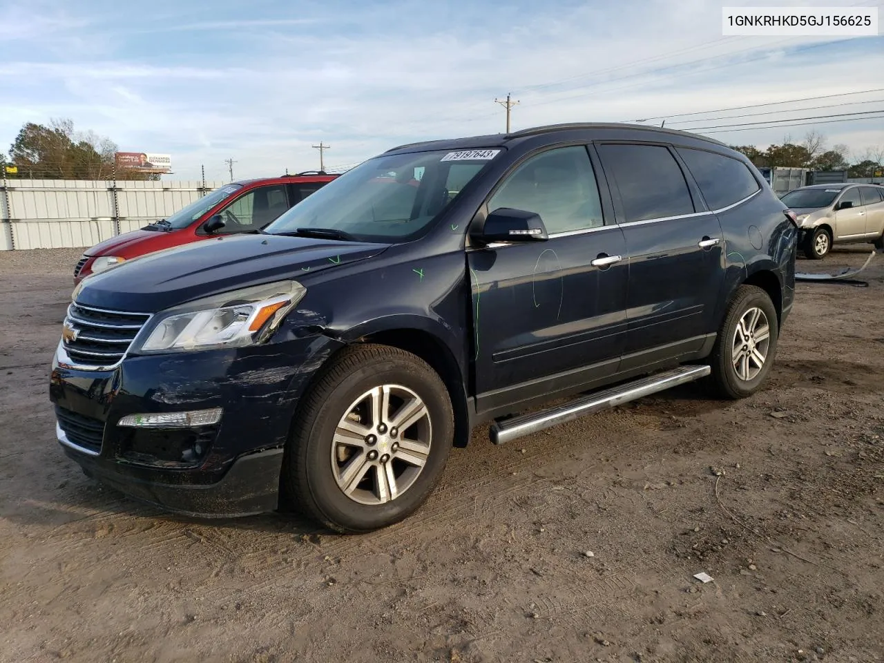 2016 Chevrolet Traverse Lt VIN: 1GNKRHKD5GJ156625 Lot: 77689364