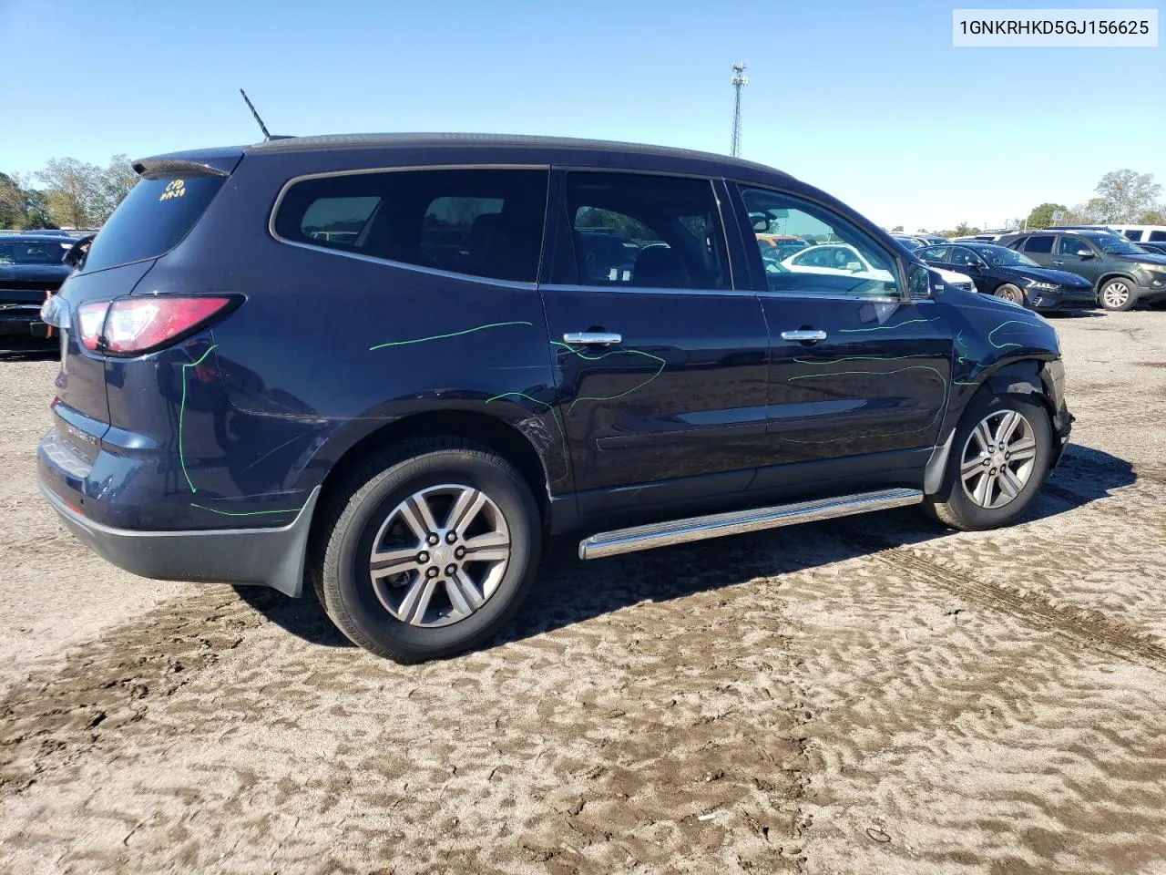 2016 Chevrolet Traverse Lt VIN: 1GNKRHKD5GJ156625 Lot: 77689364