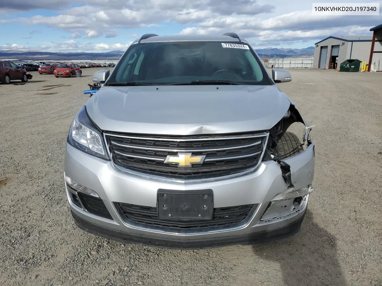 2016 Chevrolet Traverse Lt VIN: 1GNKVHKD2GJ197340 Lot: 77835324