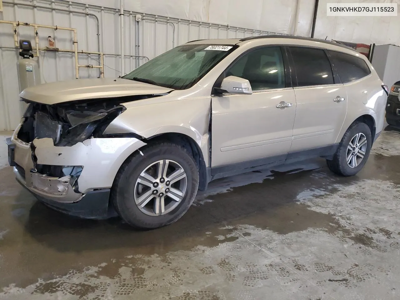 2016 Chevrolet Traverse Lt VIN: 1GNKVHKD7GJ115523 Lot: 78021744