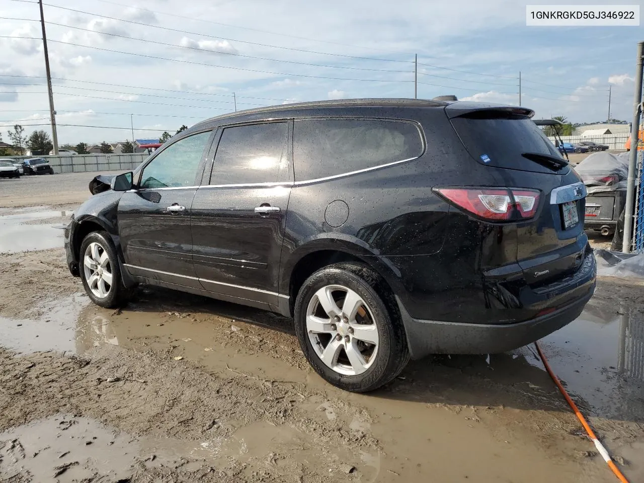 2016 Chevrolet Traverse Lt VIN: 1GNKRGKD5GJ346922 Lot: 78043004