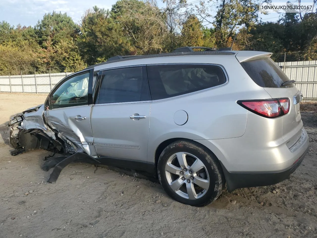 2016 Chevrolet Traverse Ltz VIN: 1GNKVJKD7GJ320167 Lot: 78068594