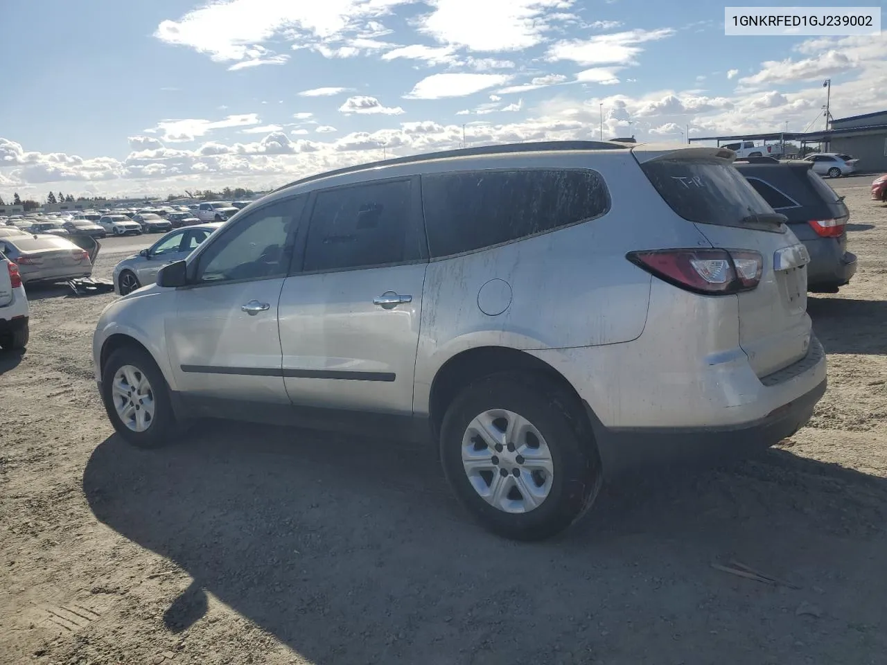 2016 Chevrolet Traverse Ls VIN: 1GNKRFED1GJ239002 Lot: 78189214