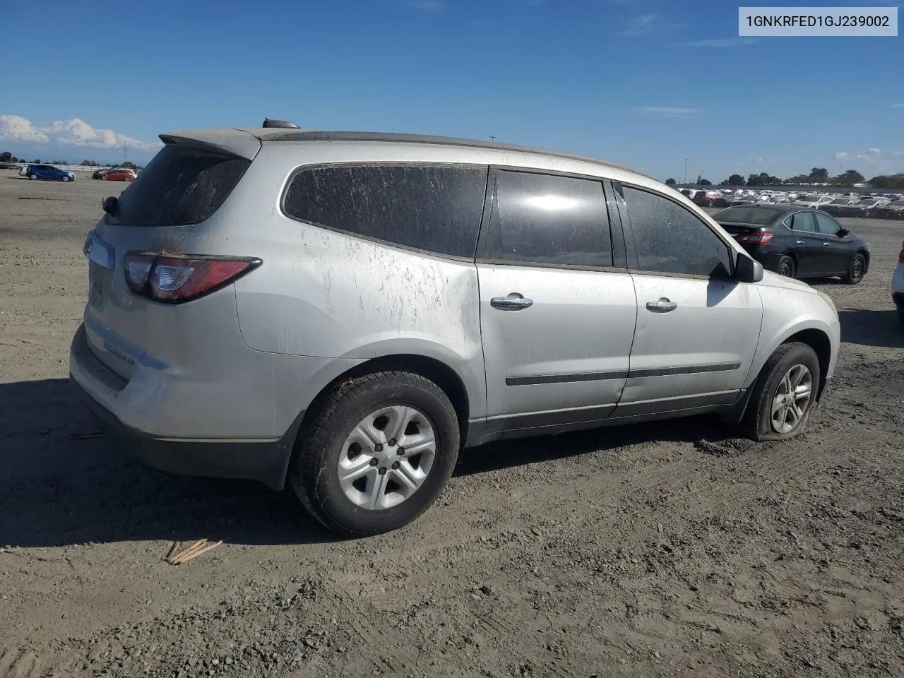 2016 Chevrolet Traverse Ls VIN: 1GNKRFED1GJ239002 Lot: 78189214