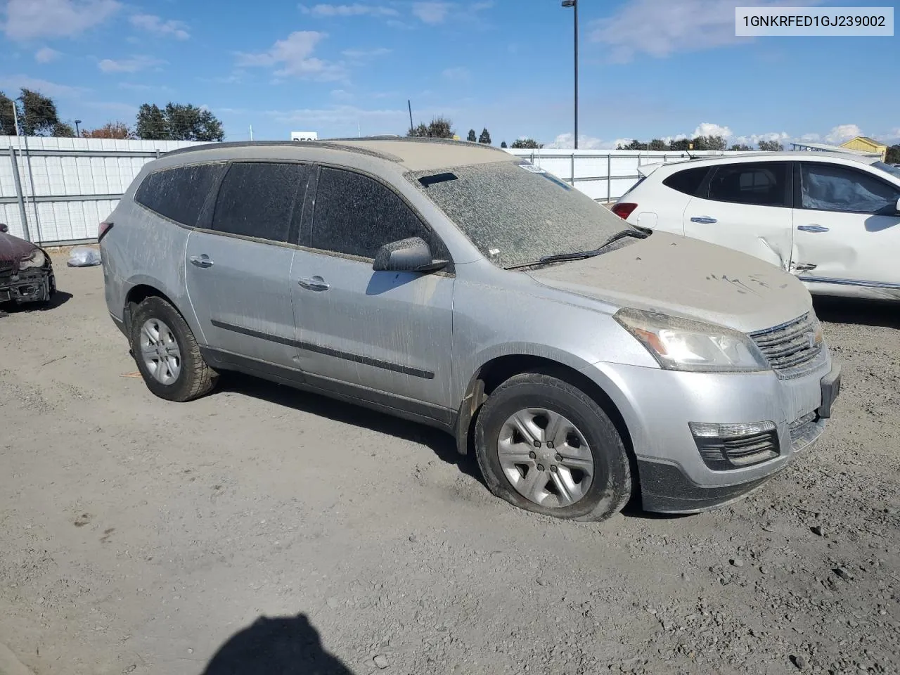 2016 Chevrolet Traverse Ls VIN: 1GNKRFED1GJ239002 Lot: 78189214