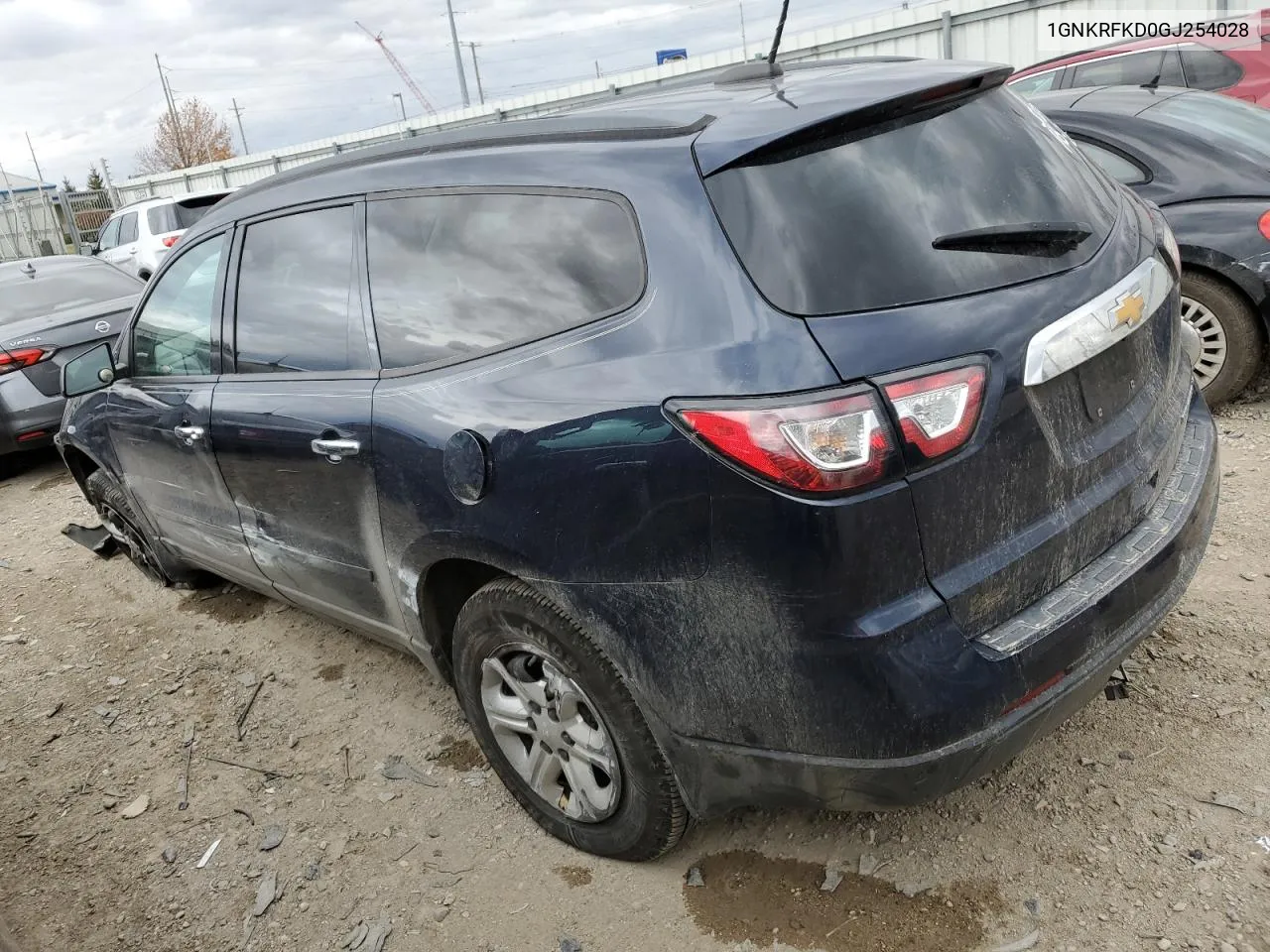 2016 Chevrolet Traverse Ls VIN: 1GNKRFKD0GJ254028 Lot: 78602904