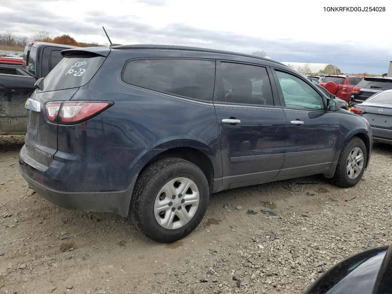 2016 Chevrolet Traverse Ls VIN: 1GNKRFKD0GJ254028 Lot: 78602904