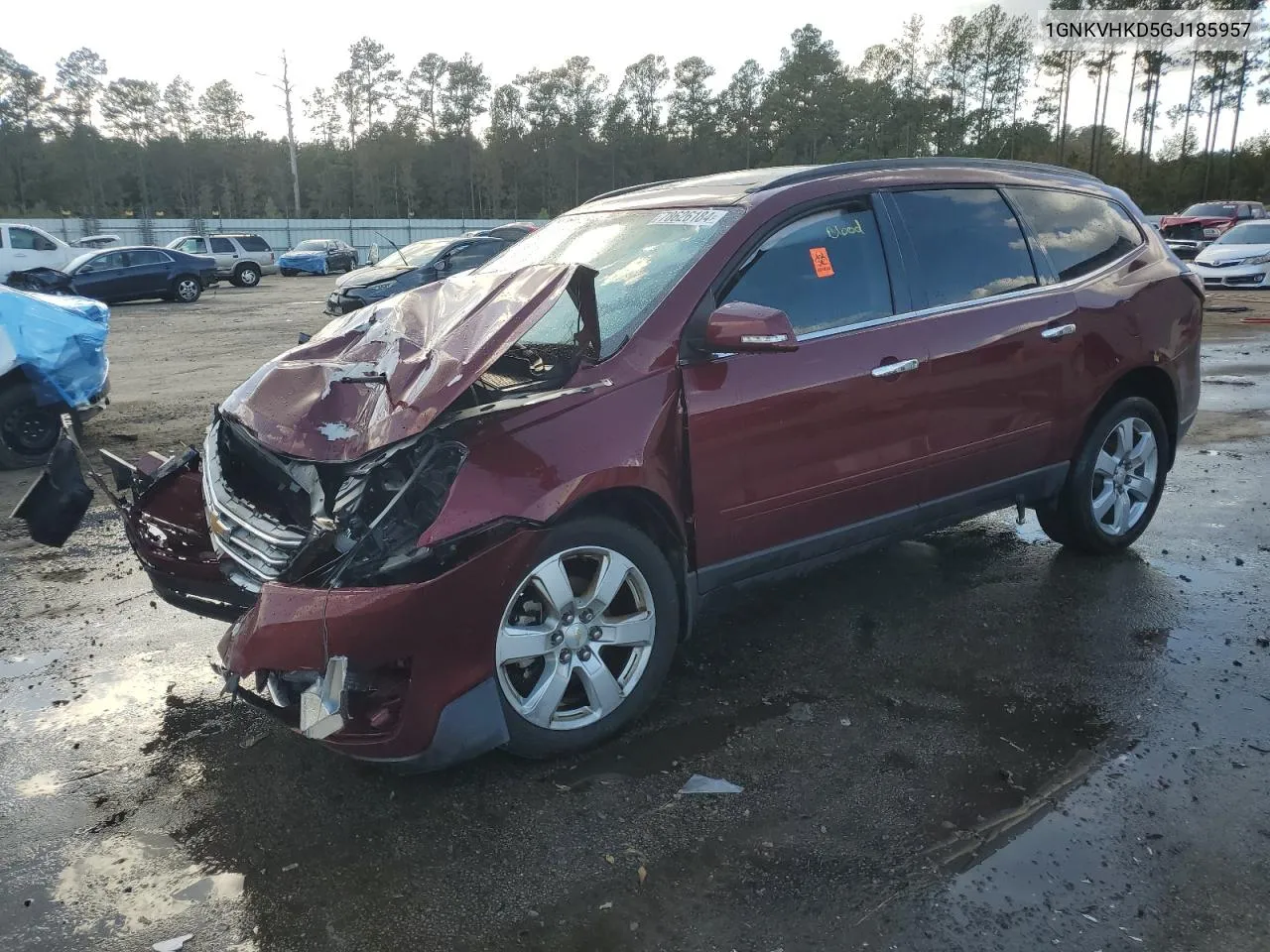 2016 Chevrolet Traverse Lt VIN: 1GNKVHKD5GJ185957 Lot: 78626184