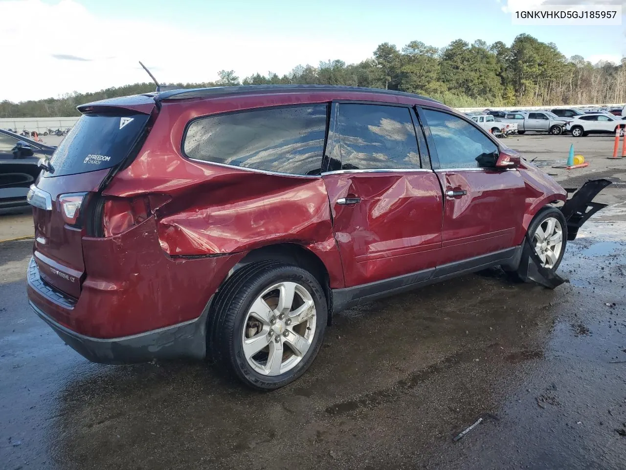 2016 Chevrolet Traverse Lt VIN: 1GNKVHKD5GJ185957 Lot: 78626184