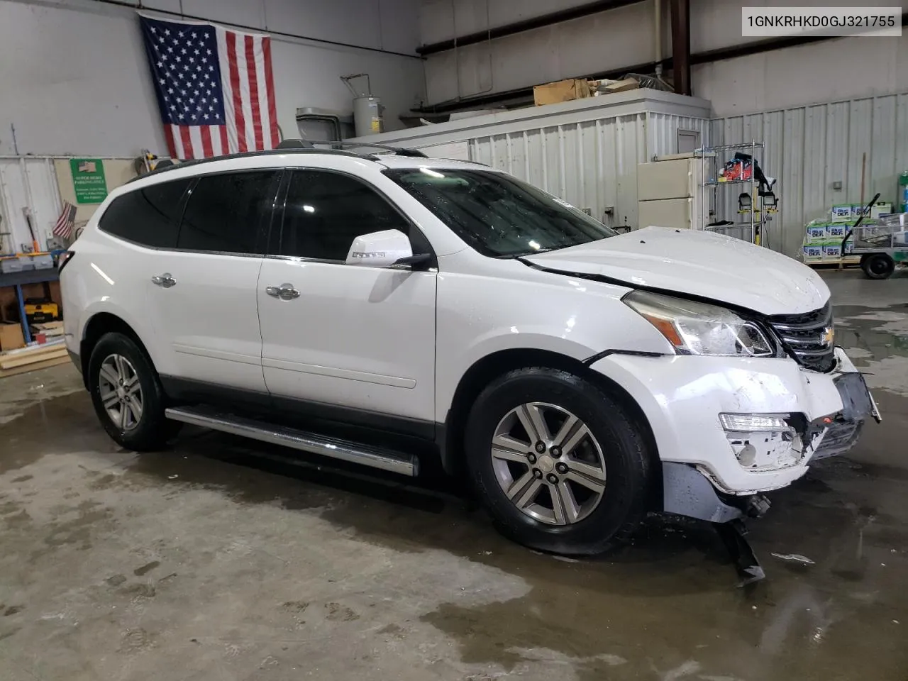 2016 Chevrolet Traverse Lt VIN: 1GNKRHKD0GJ321755 Lot: 78990714