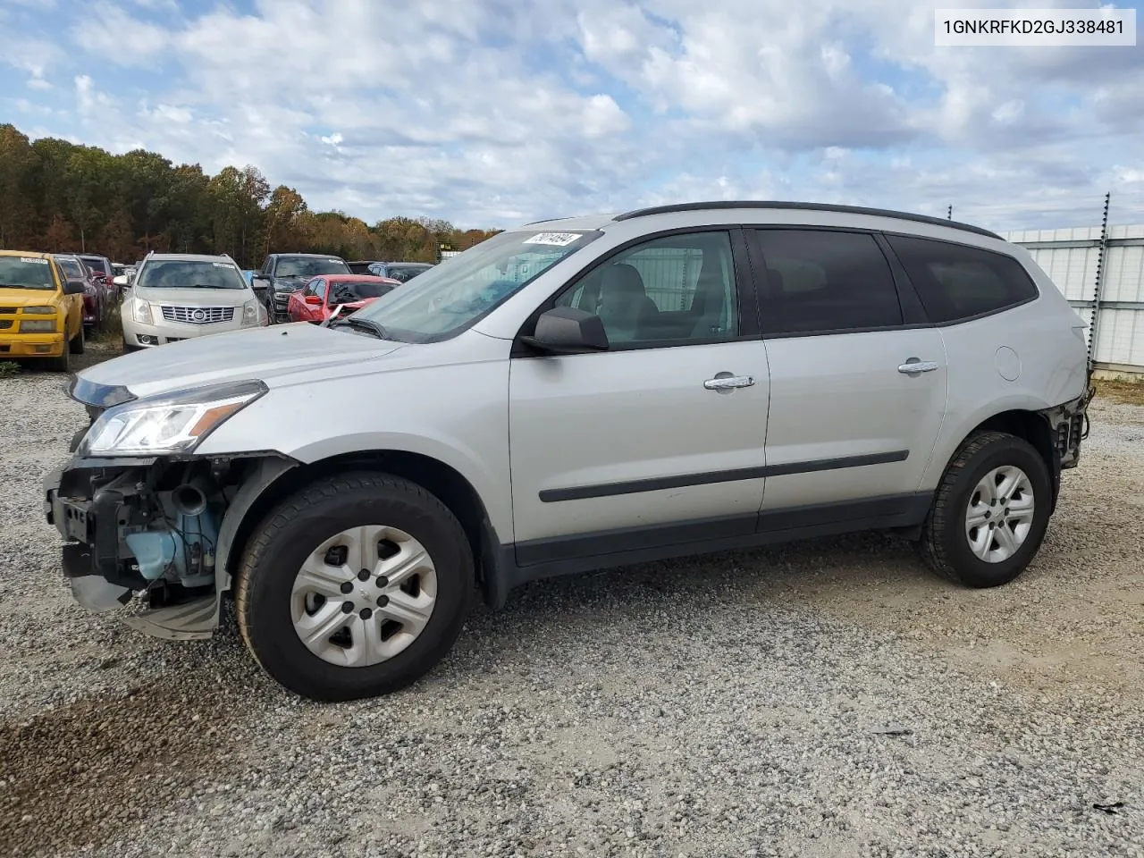 2016 Chevrolet Traverse Ls VIN: 1GNKRFKD2GJ338481 Lot: 79014694