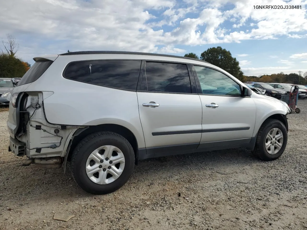 2016 Chevrolet Traverse Ls VIN: 1GNKRFKD2GJ338481 Lot: 79014694