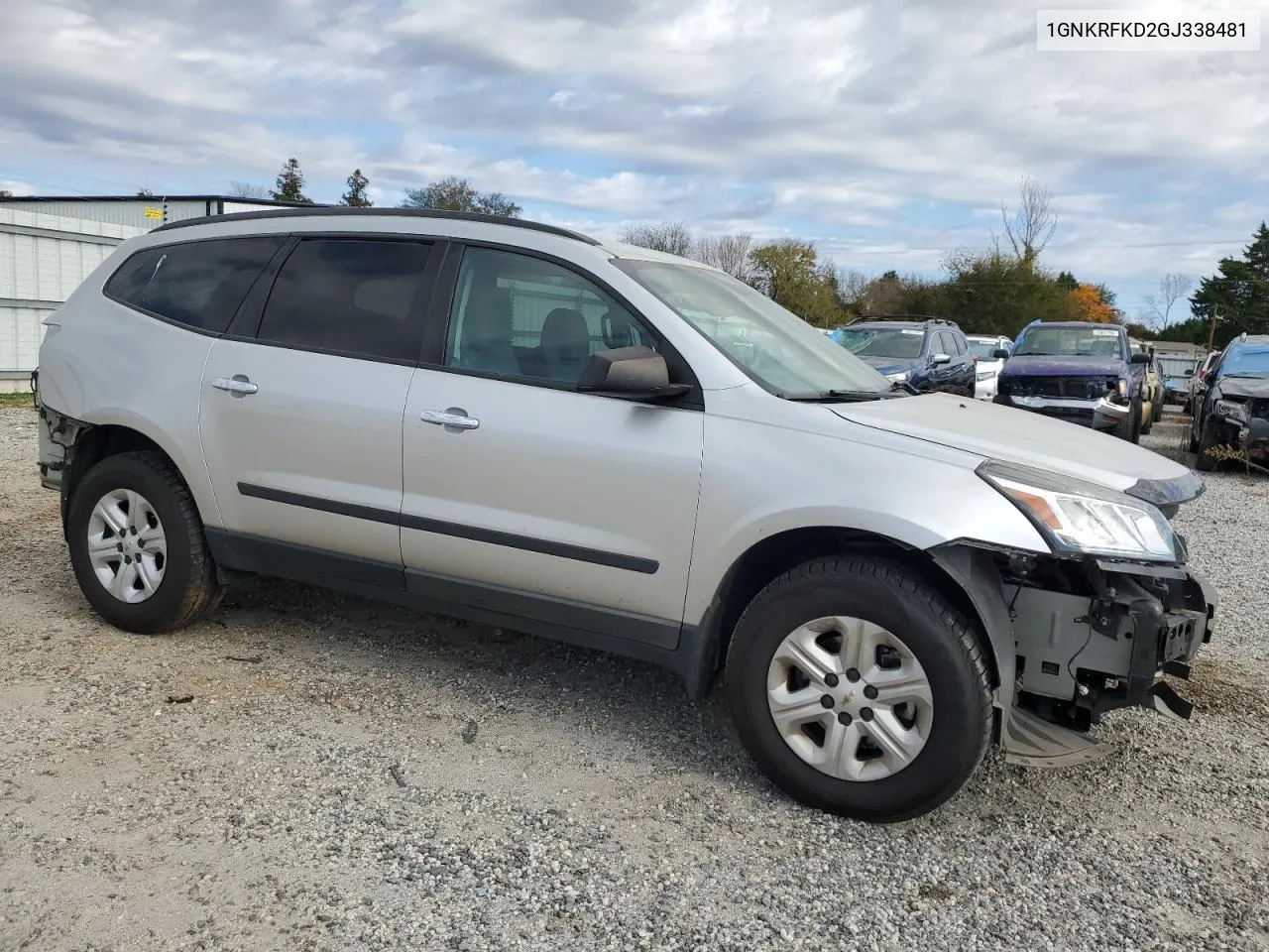 2016 Chevrolet Traverse Ls VIN: 1GNKRFKD2GJ338481 Lot: 79014694