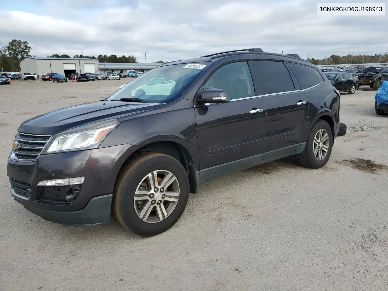 2016 Chevrolet Traverse Lt VIN: 1GNKRGKD6GJ198943 Lot: 79032454