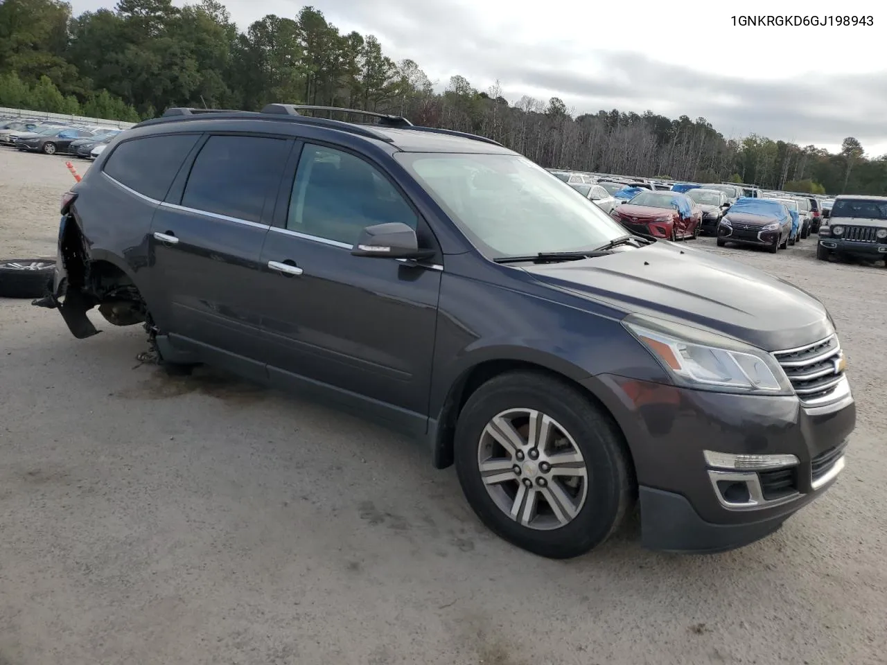 2016 Chevrolet Traverse Lt VIN: 1GNKRGKD6GJ198943 Lot: 79032454