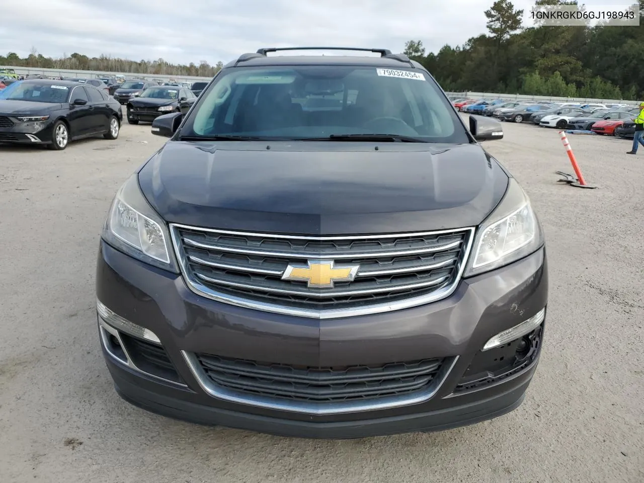 2016 Chevrolet Traverse Lt VIN: 1GNKRGKD6GJ198943 Lot: 79032454