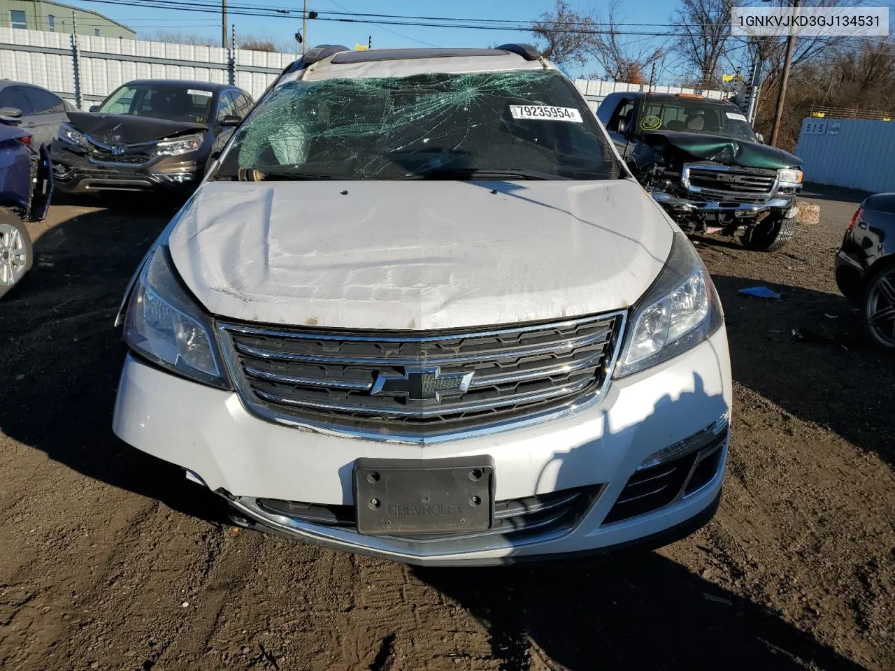 2016 Chevrolet Traverse Ltz VIN: 1GNKVJKD3GJ134531 Lot: 79235954