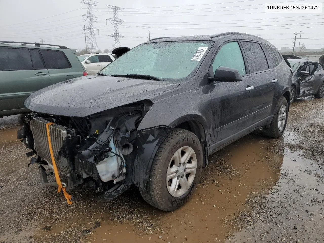 2016 Chevrolet Traverse Ls VIN: 1GNKRFKD5GJ260472 Lot: 79279954