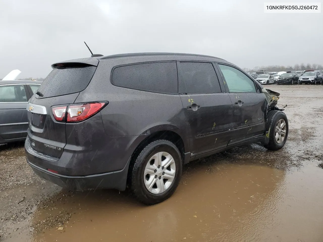 2016 Chevrolet Traverse Ls VIN: 1GNKRFKD5GJ260472 Lot: 79279954