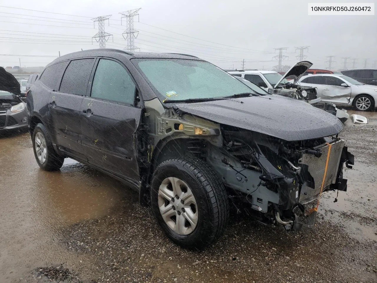 2016 Chevrolet Traverse Ls VIN: 1GNKRFKD5GJ260472 Lot: 79279954