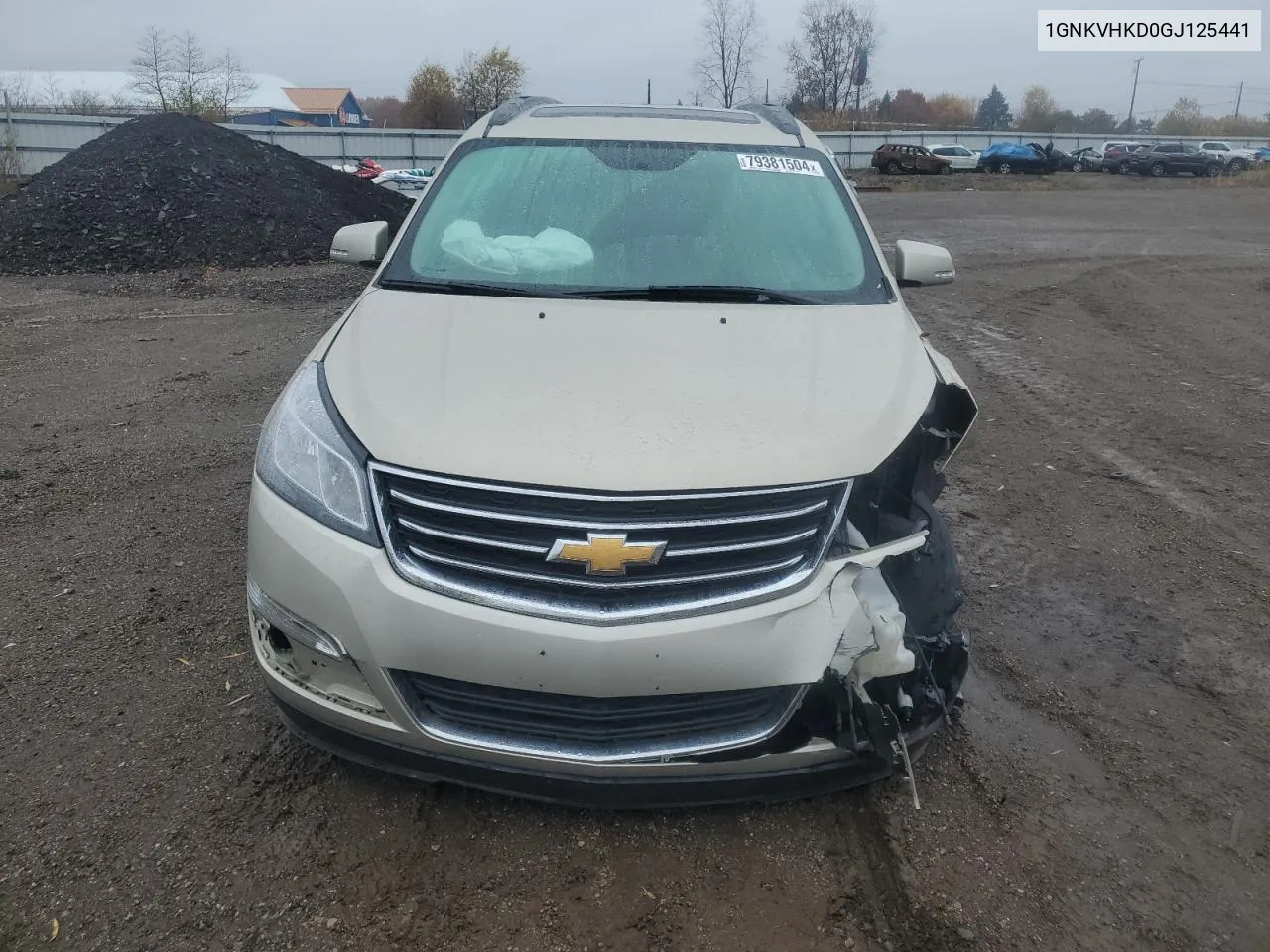 2016 Chevrolet Traverse Lt VIN: 1GNKVHKD0GJ125441 Lot: 79381504