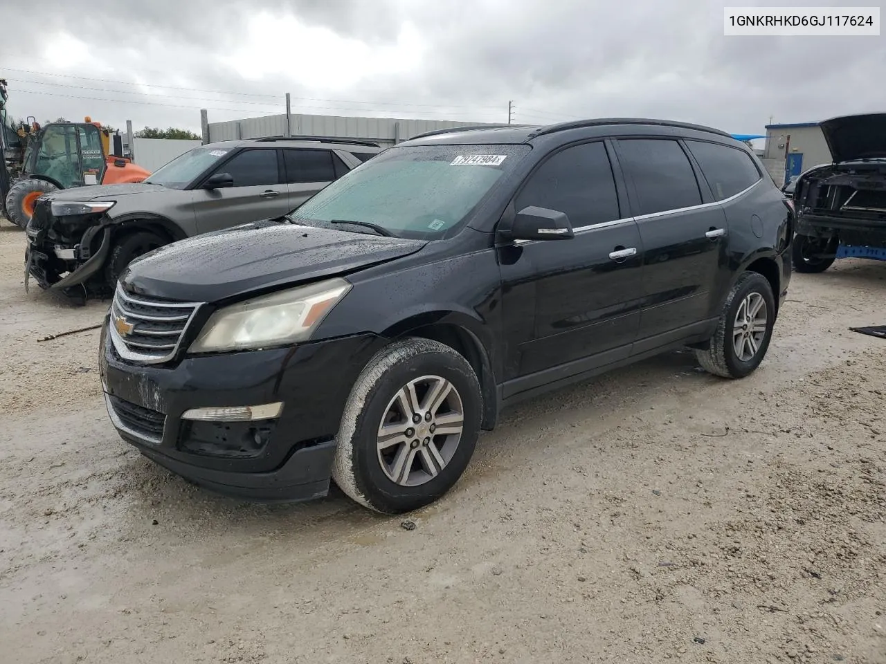 2016 Chevrolet Traverse Lt VIN: 1GNKRHKD6GJ117624 Lot: 79747984