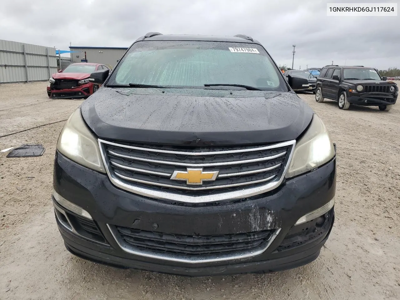 2016 Chevrolet Traverse Lt VIN: 1GNKRHKD6GJ117624 Lot: 79747984