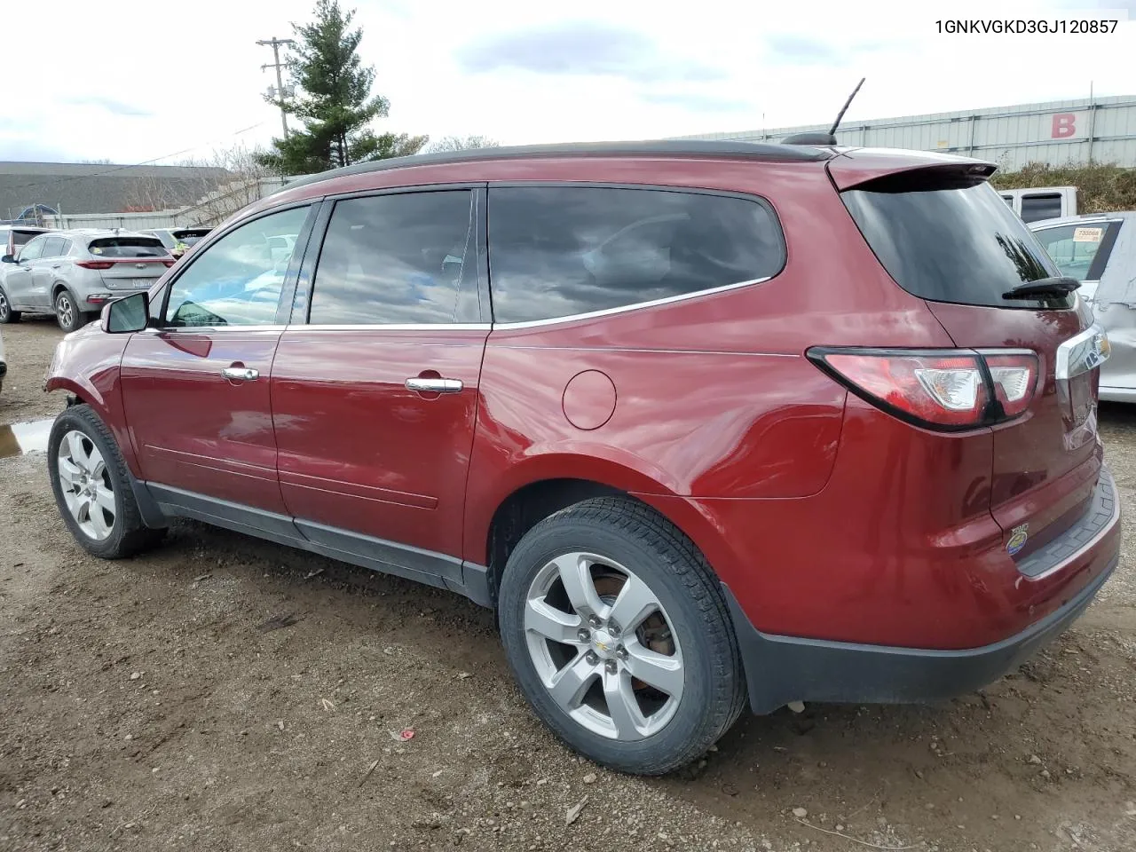 2016 Chevrolet Traverse Lt VIN: 1GNKVGKD3GJ120857 Lot: 79857184