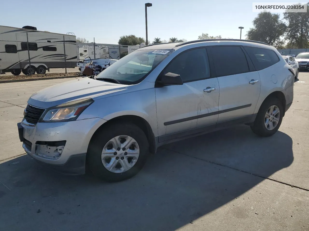 2016 Chevrolet Traverse Ls VIN: 1GNKRFED9GJ208354 Lot: 80069784