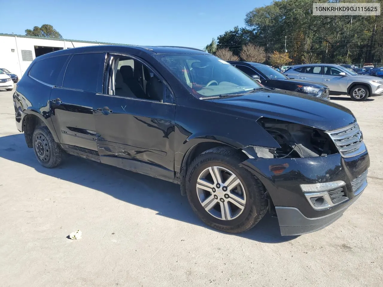 2016 Chevrolet Traverse Lt VIN: 1GNKRHKD9GJ115625 Lot: 80214994