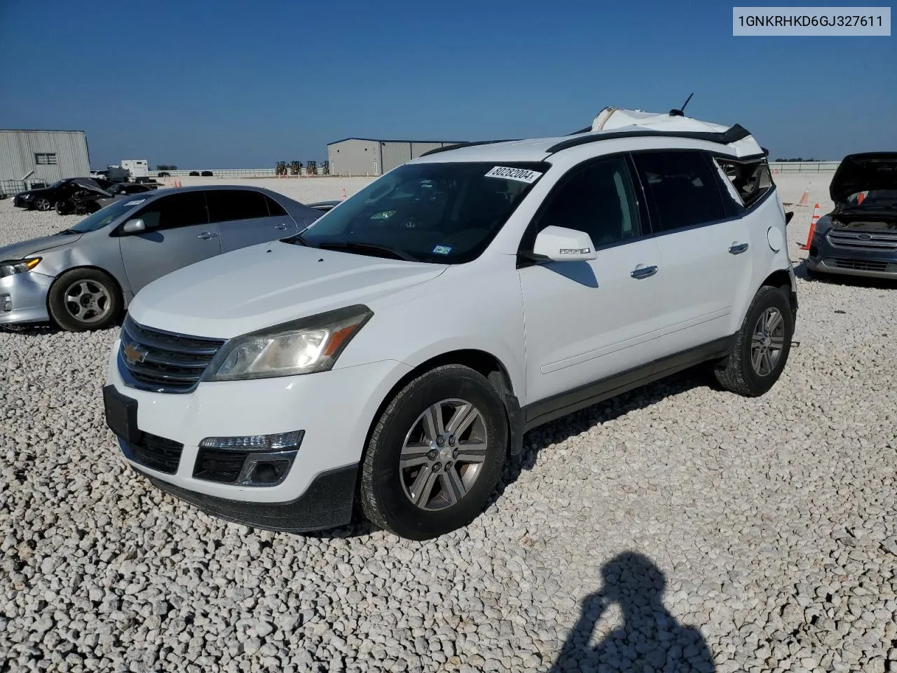 2016 Chevrolet Traverse Lt VIN: 1GNKRHKD6GJ327611 Lot: 80282004