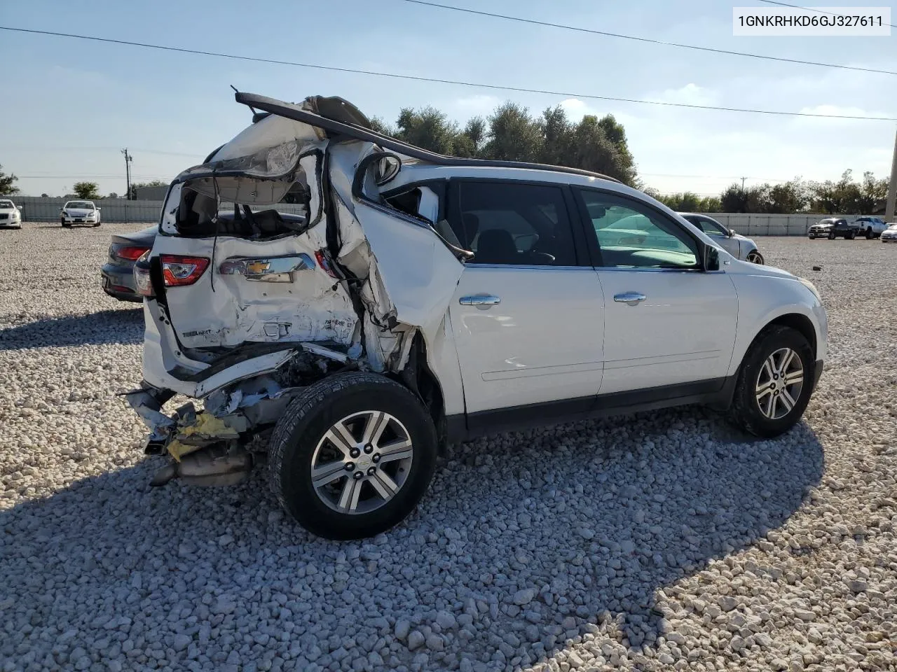 2016 Chevrolet Traverse Lt VIN: 1GNKRHKD6GJ327611 Lot: 80282004